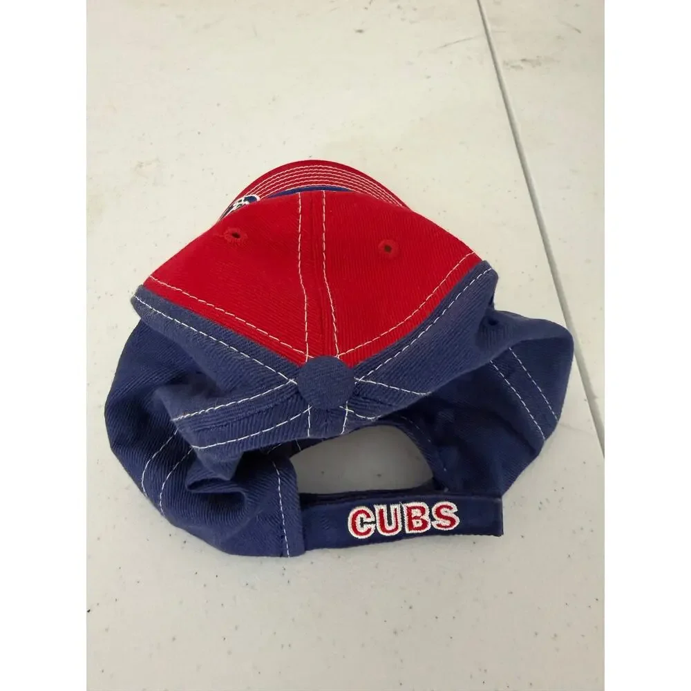 Chicago Cubs Fan Favorite MLB Baseball Hat Red Blue Adjustable Embroidered Cap